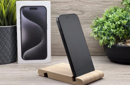 iPhone 15 Pro Black Titanium 256GB 2 ÉV Garanciával 100%