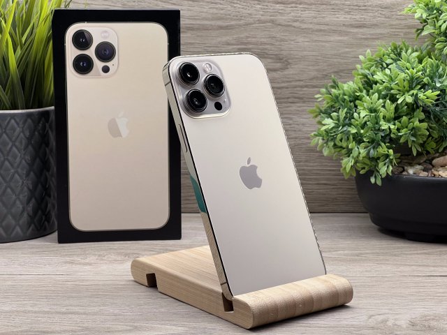 Hibátlan iPhone 13 Pro Max Gold 128GB 2 ÉV Garanciával 100%