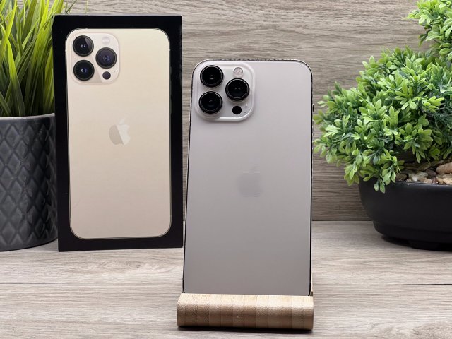 Hibátlan iPhone 13 Pro Max Gold 128GB 2 ÉV Garanciával 100%