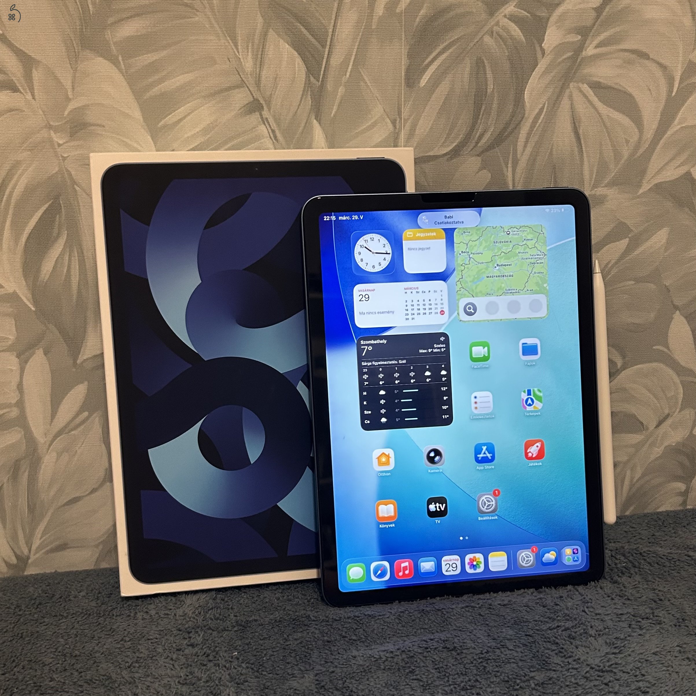 Használt Ipad Air (5.gen) + Pencil (2.gen) eladó
