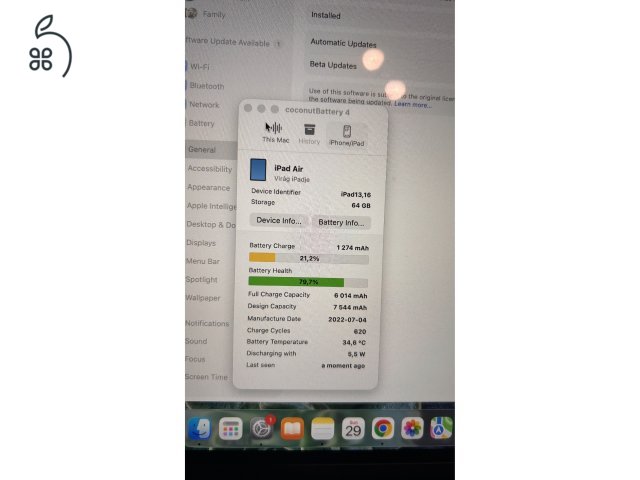 Használt Ipad Air (5.gen) + Pencil (2.gen) eladó