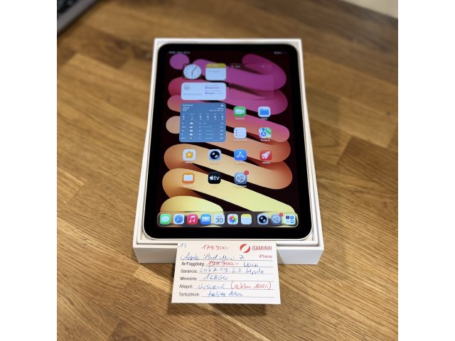 13. Apple iPad Mini 7 – A17 Pro – 128 GB – Akku 100% – Apple Gar. 2027.09.