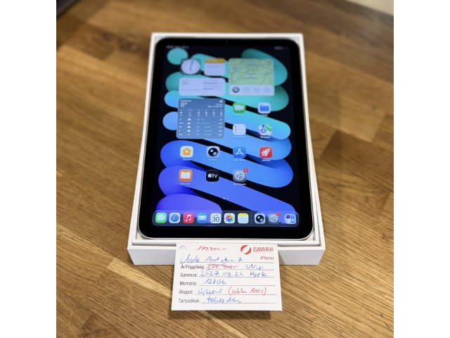 12. Apple iPad Mini 7 – A17 Pro – 128 GB – Akku 100% – Apple Gar. 2027.09.