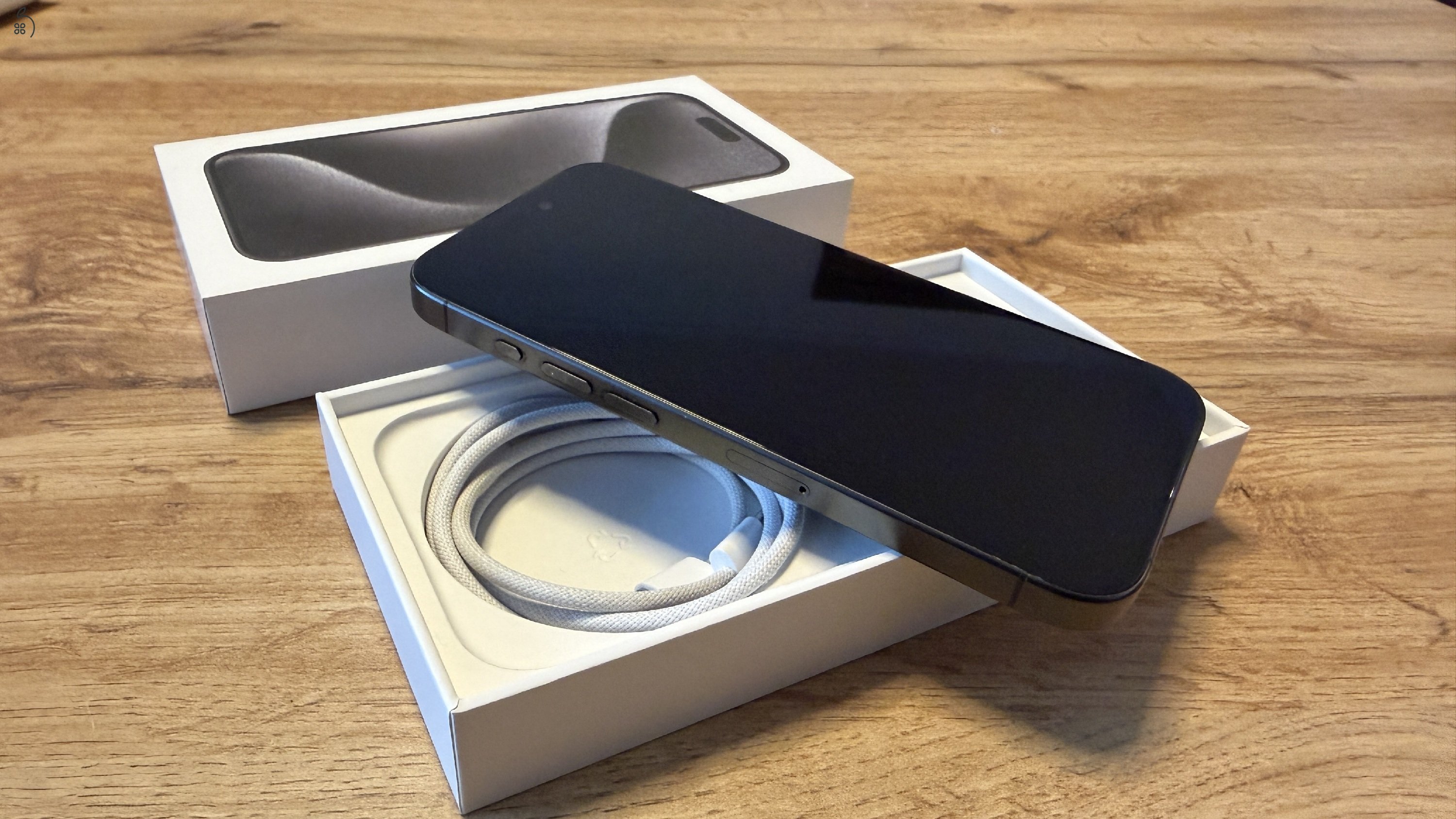 Újszerű I Phone 15 Pro 256 GB Fekete Eladó!