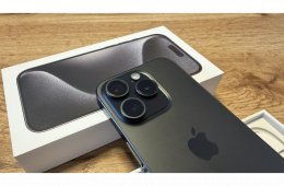 Újszerű I Phone 15 Pro 256 GB Fekete Eladó!