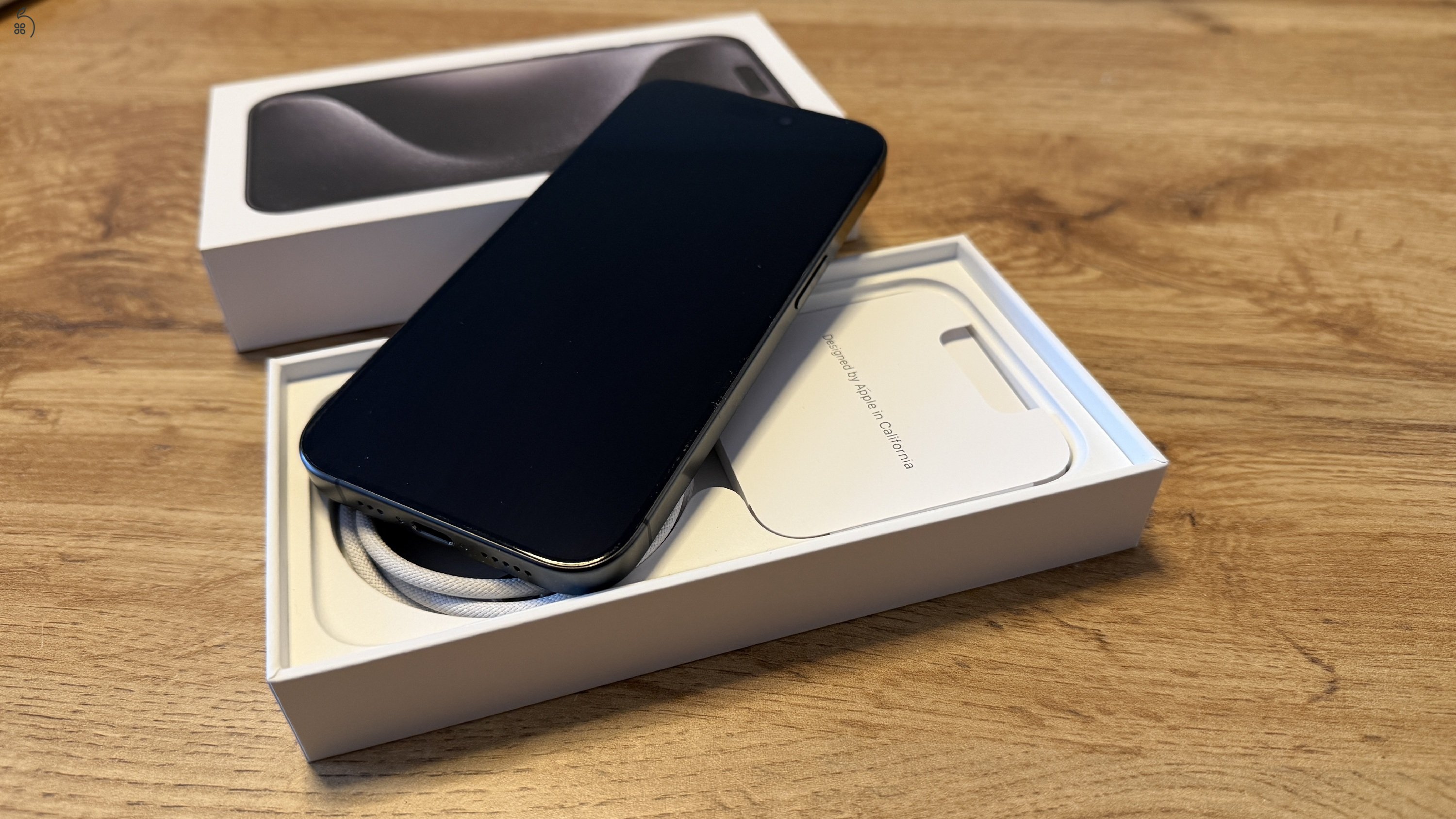 Újszerű I Phone 15 Pro 256 GB Fekete Eladó!