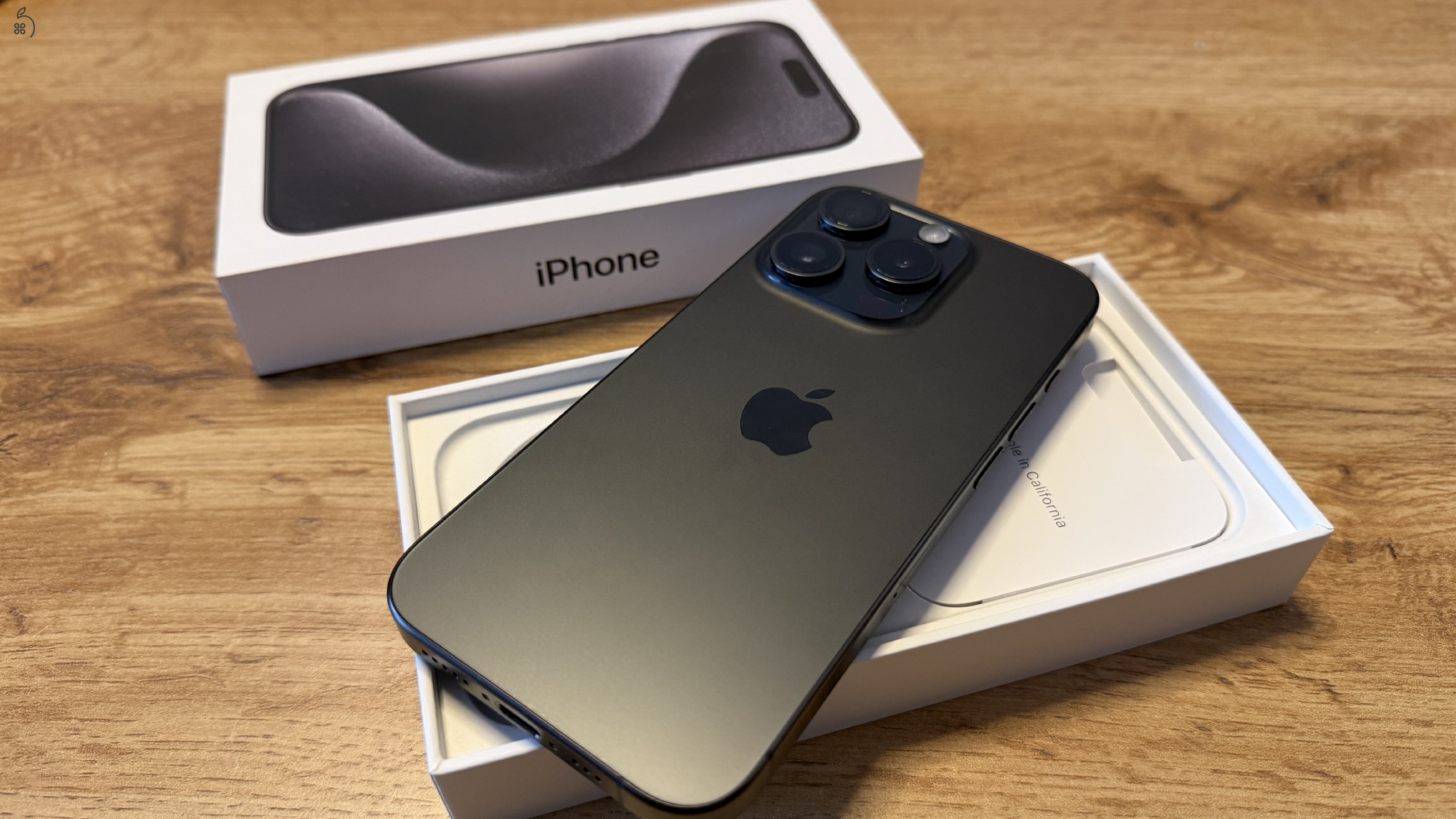 Újszerű I Phone 15 Pro 256 GB Fekete Eladó!