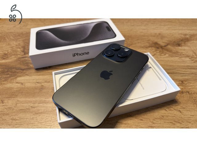 Újszerű I Phone 15 Pro 256 GB Fekete Eladó!