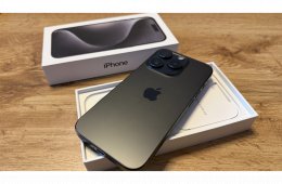 Újszerű I Phone 15 Pro 256 GB Fekete Eladó!