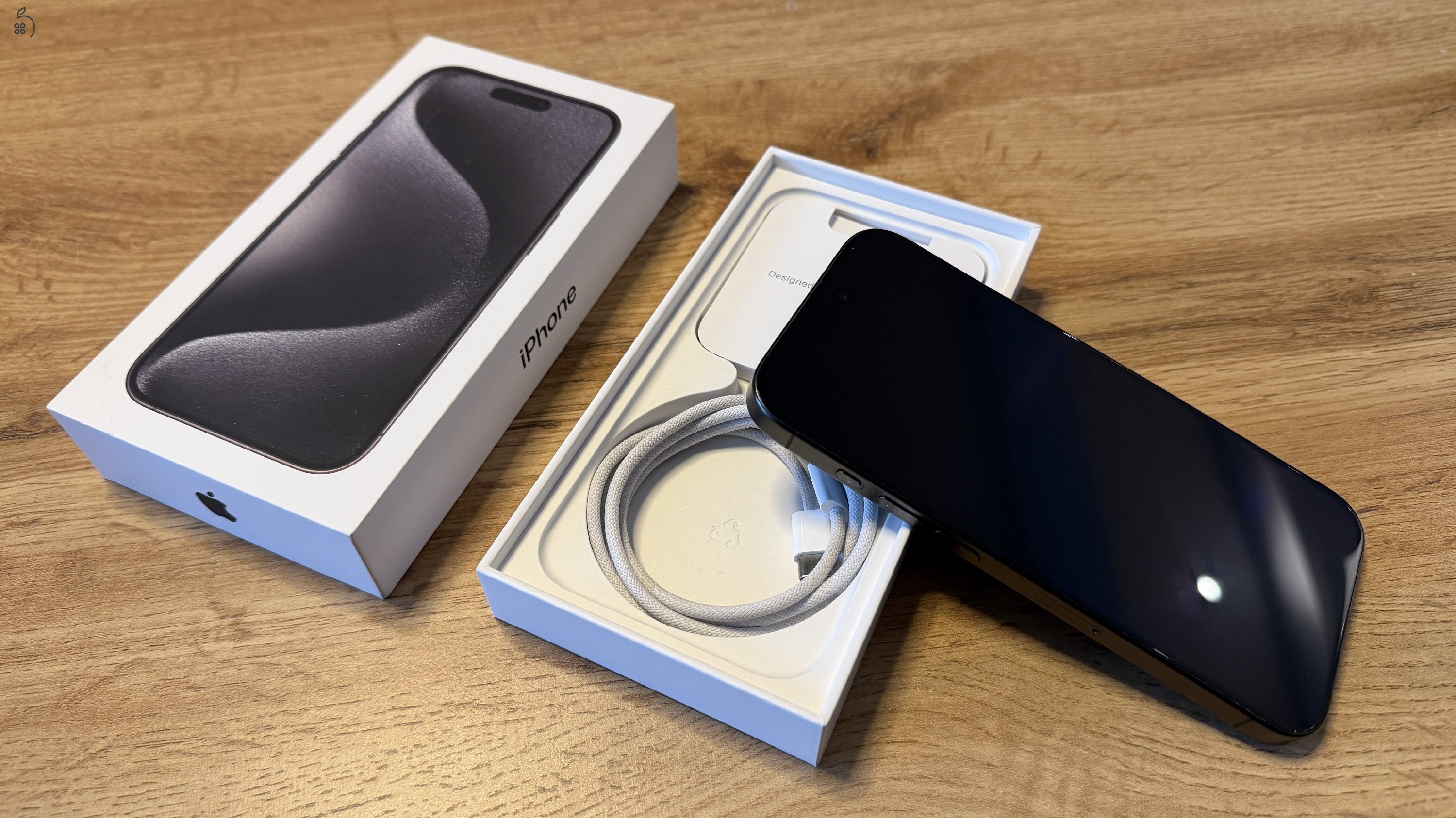 Újszerű I Phone 15 Pro 256 GB Fekete Eladó!