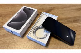 Újszerű I Phone 15 Pro 256 GB Fekete Eladó!