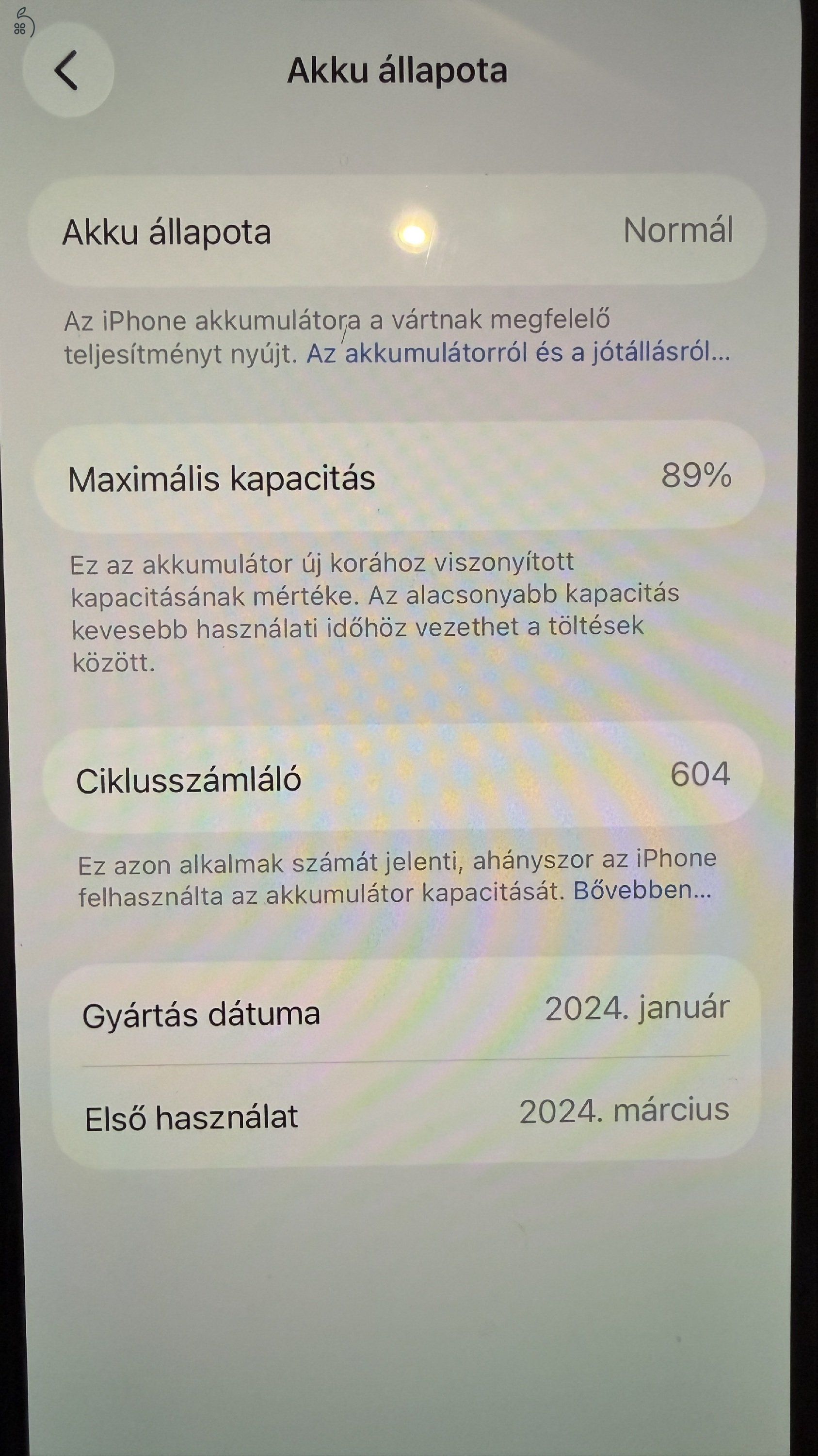 Újszerű I Phone 15 Pro 256 GB Fekete Eladó!