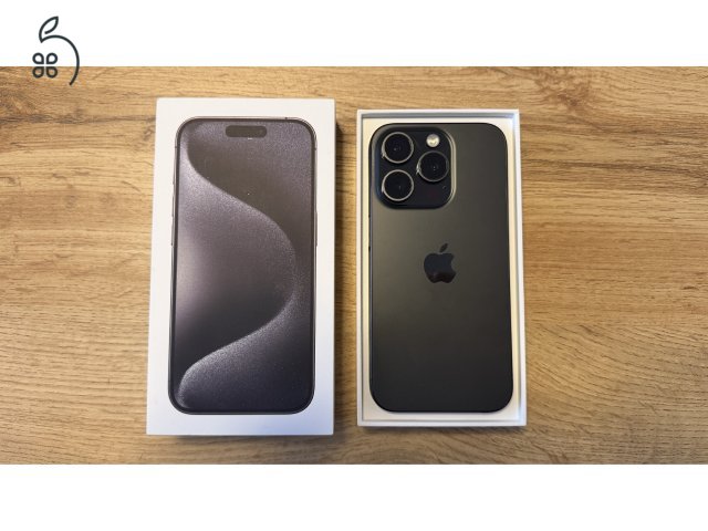 Újszerű I Phone 15 Pro 256 GB Fekete Eladó!