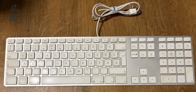 Apple Magic Keyboard numerikus résszel, magyar kiosztás, fehér