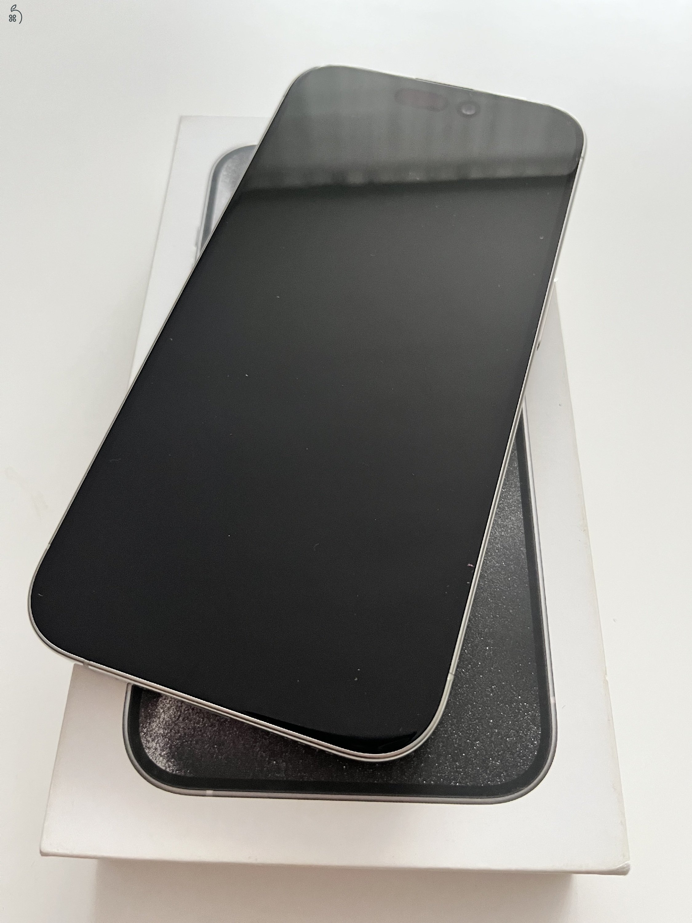 iPhone 15 Pro 128GB Új! Aktiválatlan! White Titanium.