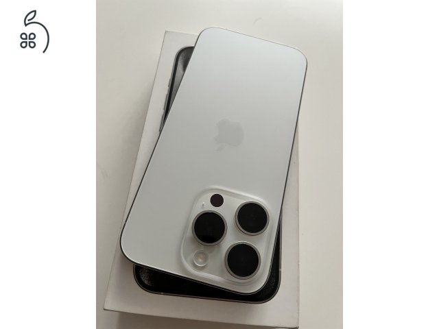 iPhone 15 Pro 128GB Új! Aktiválatlan! White Titanium.