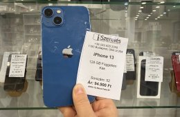 iPhone 13 128GB független kék nincs face id | ÚJ AKKU (52) 