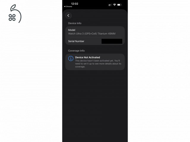 BONTATLAN - Apple Watch Ultra 3 Black GPS + CELL / Titanium / Black Trail Loop M/L