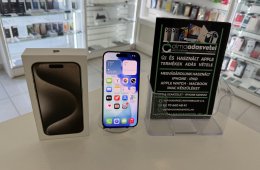 iPhone 15 Pro 128GB Független Karcmentes/1-3 hónap gar./Akku 90%/p4824