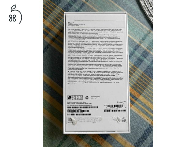 Iphone 14, 128GB, piros, 84% akku