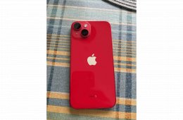 Iphone 14, 128GB, piros, 84% akku