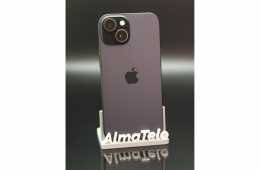 Apple iPhone 15 128 GB Black 100% akku - 12 HÓ GARANCIA