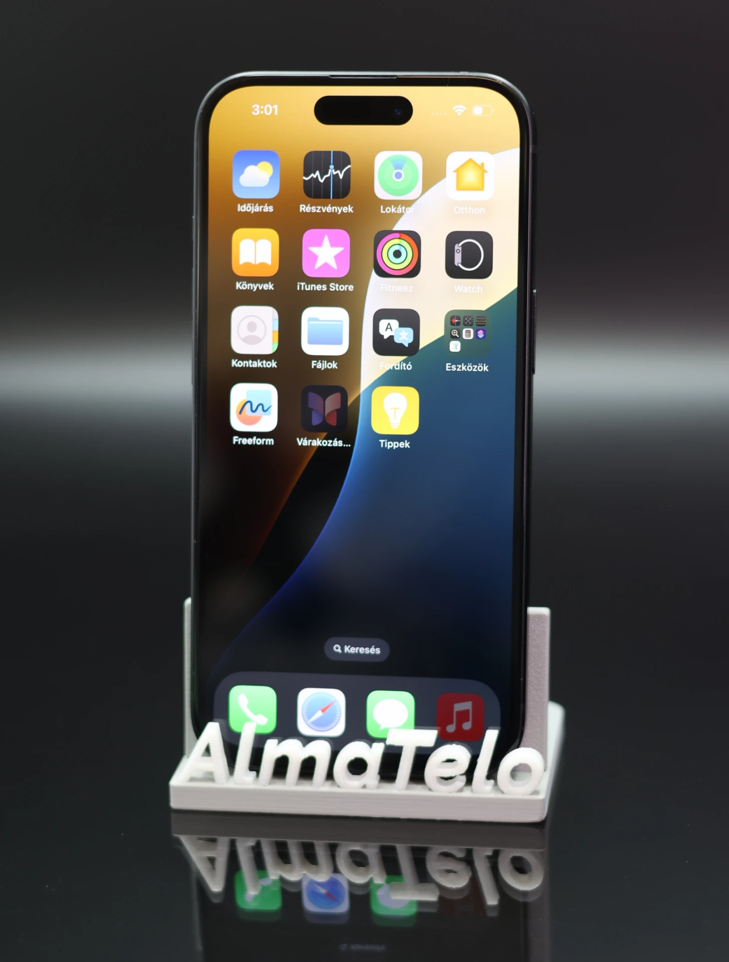 Apple iPhone 15 128 GB Black 100% akku - 12 HÓ GARANCIA