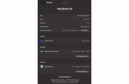 Apple MacBook Air 13,6 M4 - Éjfekete