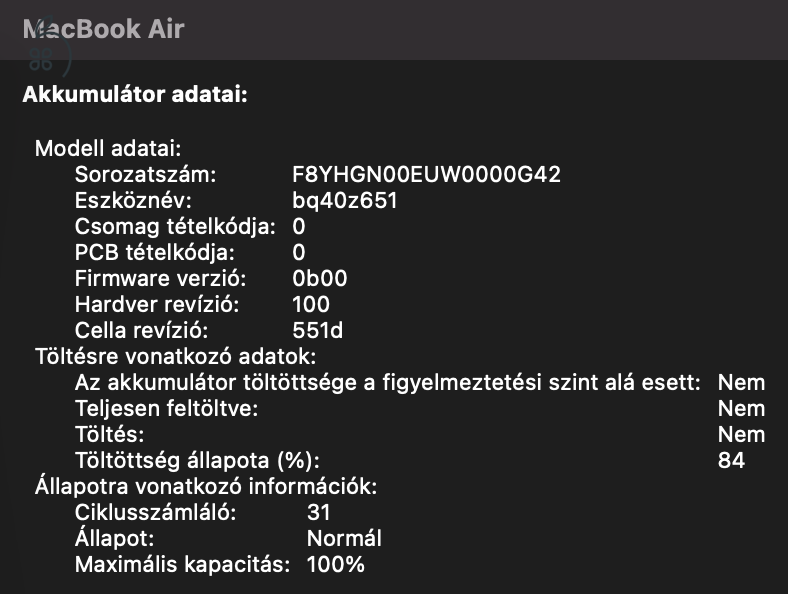 Apple MacBook Air 13,6 M4 - Éjfekete