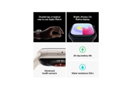 Apple Watch Series 9 45mm Starlight Aluminium Case 