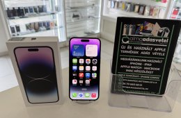 iPhone 14 Pro Max 256GB Független Újszerű/1-3 hónap gar./Akku 85%/p4826