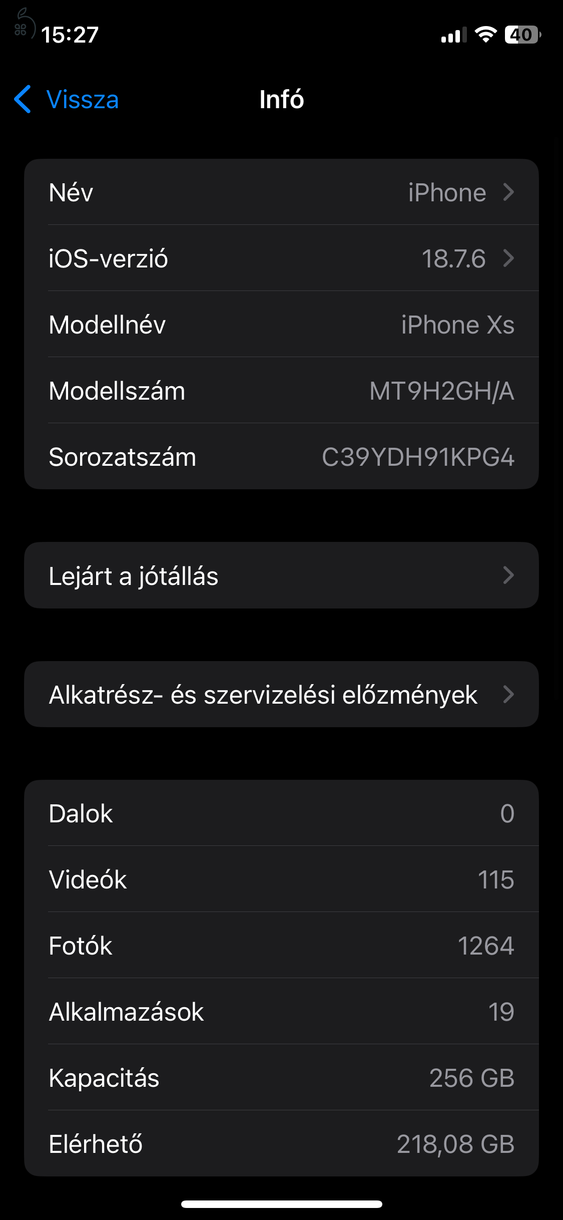 ???? iPhone XS 256GB