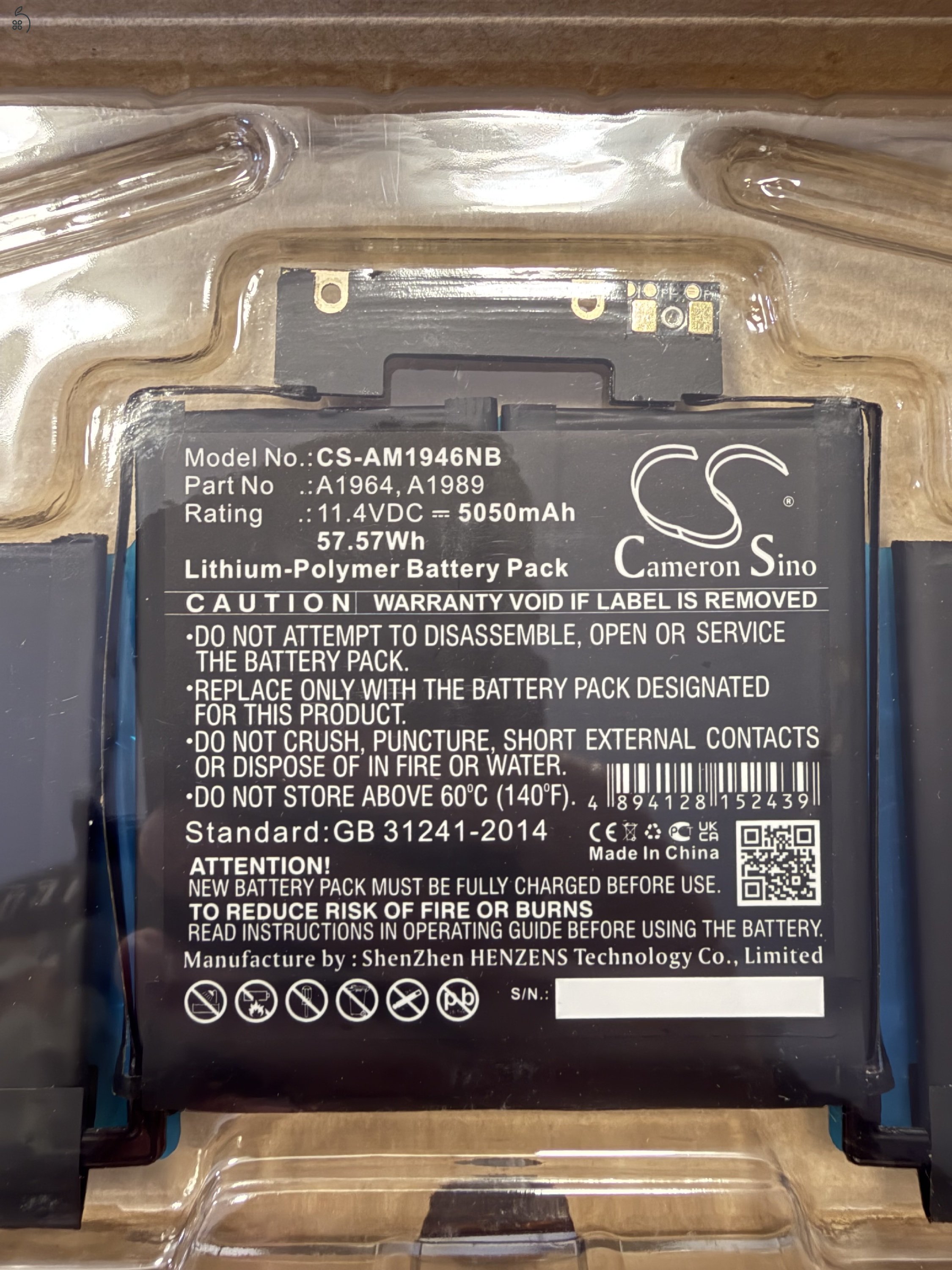 Macbook Pro 13” 2018-2020 akkumulátor