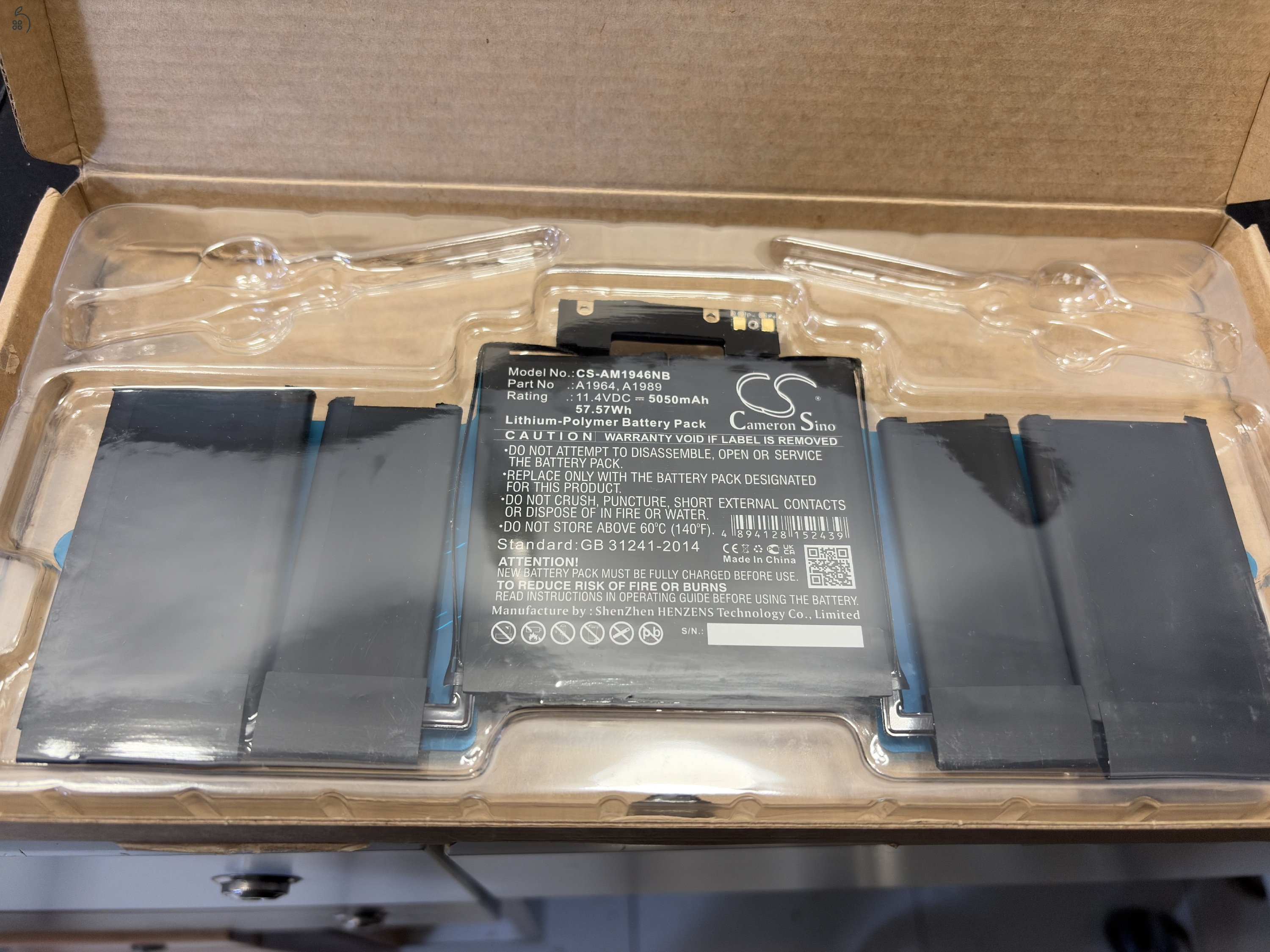 Macbook Pro 13” 2018-2020 akkumulátor