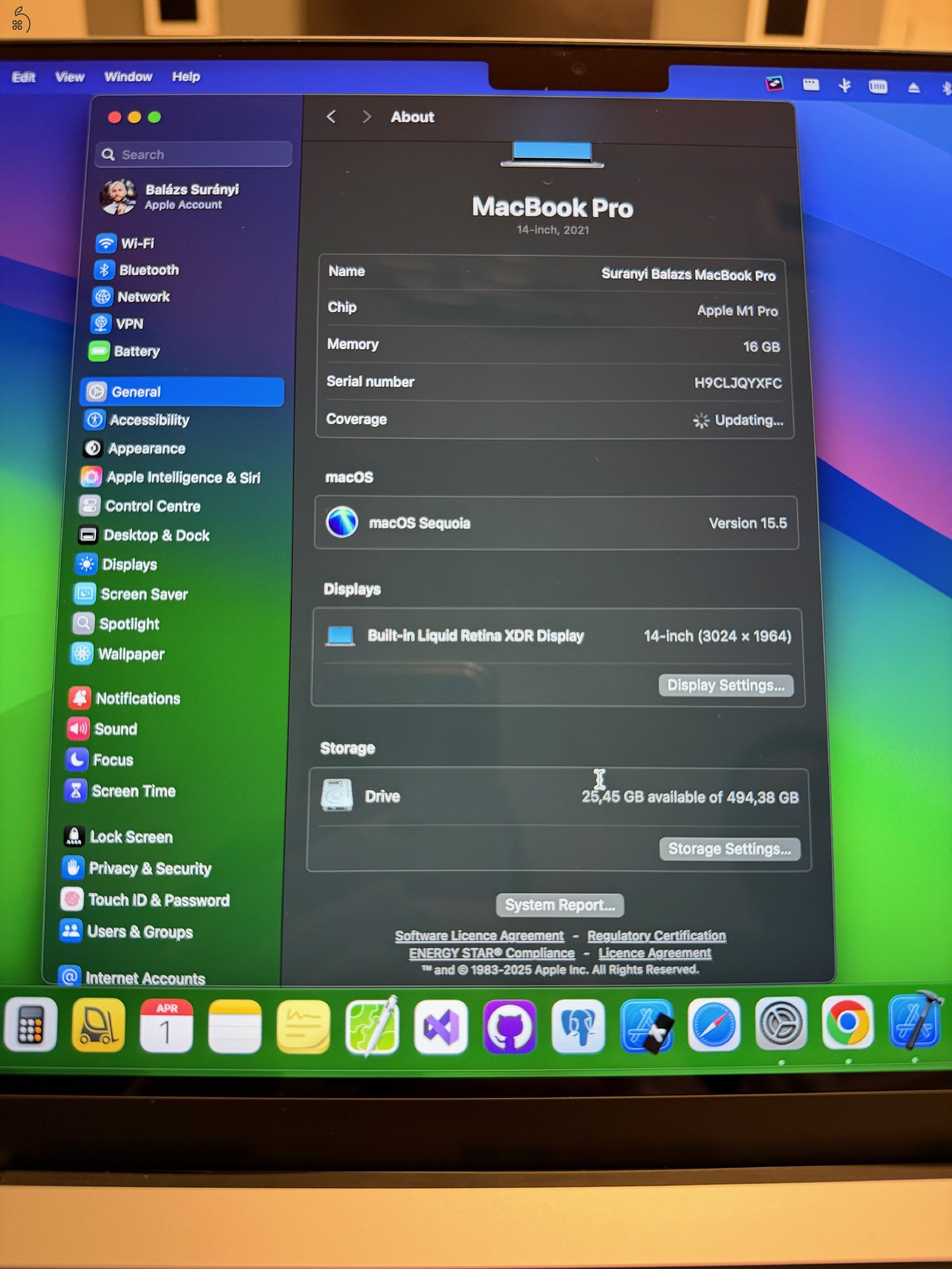 Eladó MacBook Pro (2021)