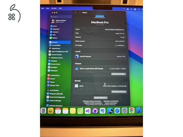 Eladó MacBook Pro (2021)