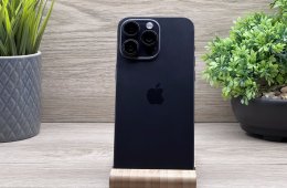 iPhone 15 Pro Max Black Titanium 256GB 2 ÉV Garanciával 90%