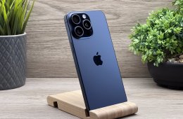 Hibátlan iPhone 15 Pro Max Blue Titanium 256GB 2 ÉV Garanciával 90%