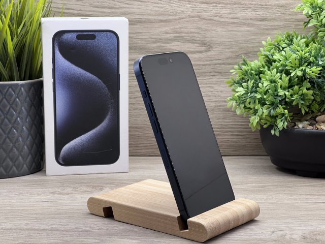 iPhone 15 Pro Blue Titanium 256GB 2 ÉV Garanciával 100%