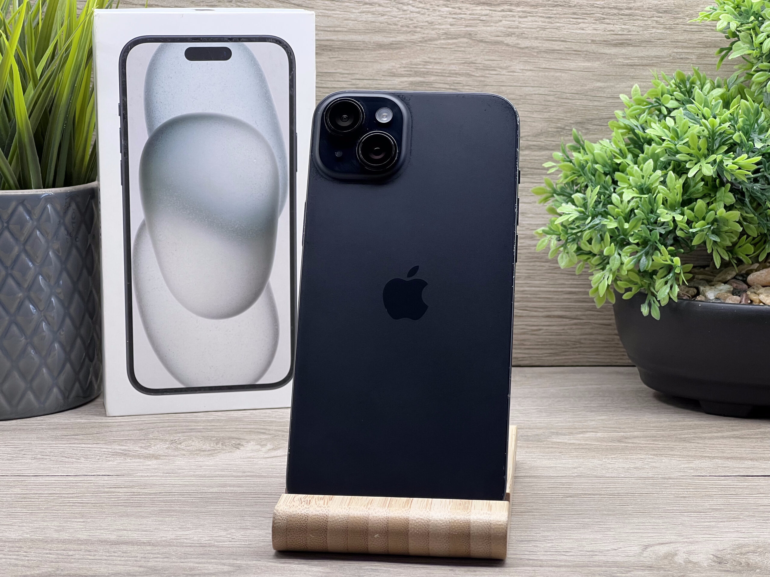 iPhone 15 Plus Black 128GB 2 ÉV Garanciával 91%