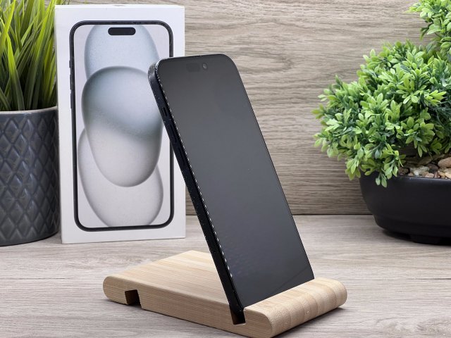 iPhone 15 Plus Black 128GB 2 ÉV Garanciával 91%