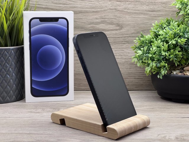 iPhone 12 Black 64GB 2 ÉV Garanciával 92%