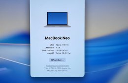 Hibátlan MacBook Neo A18 Pro 13” 256GB 8GB 2 ÉV Garanciával 100%