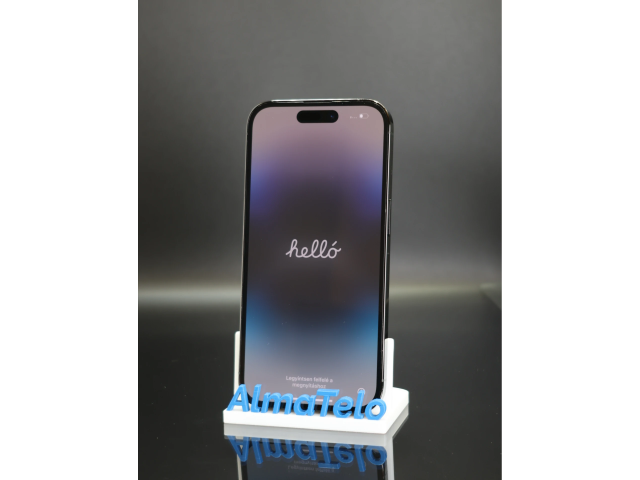 Apple iPhone 14 Pro 128 GB Space Black 100% akku - 12 HÓ GARANCIA