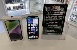 iPhone 14 256GB One Függő Használt/1-3 hónap gar./Akku 85%/p4831