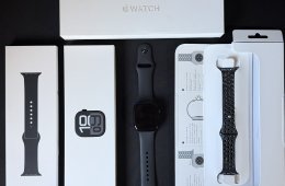Apple Watch S10 46mm GPS+Cellular Jet Black - 2027.10-ig Garancia!