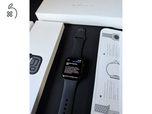 Apple Watch S10 46mm GPS+Cellular Jet Black - 2027.10-ig Garancia!