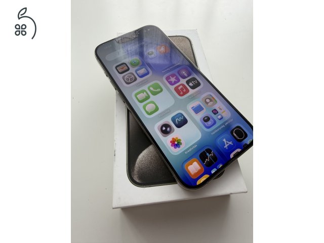 iPhone 15 Pro 128GB Natúr Titán Karcmentes