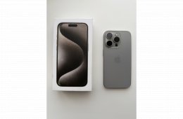 iPhone 15 Pro 128GB Natúr Titán Karcmentes