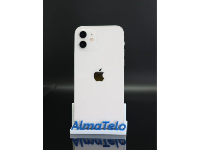 Apple iPhone 12 64 GB White 100% akku - 12 HÓ GARANCIA